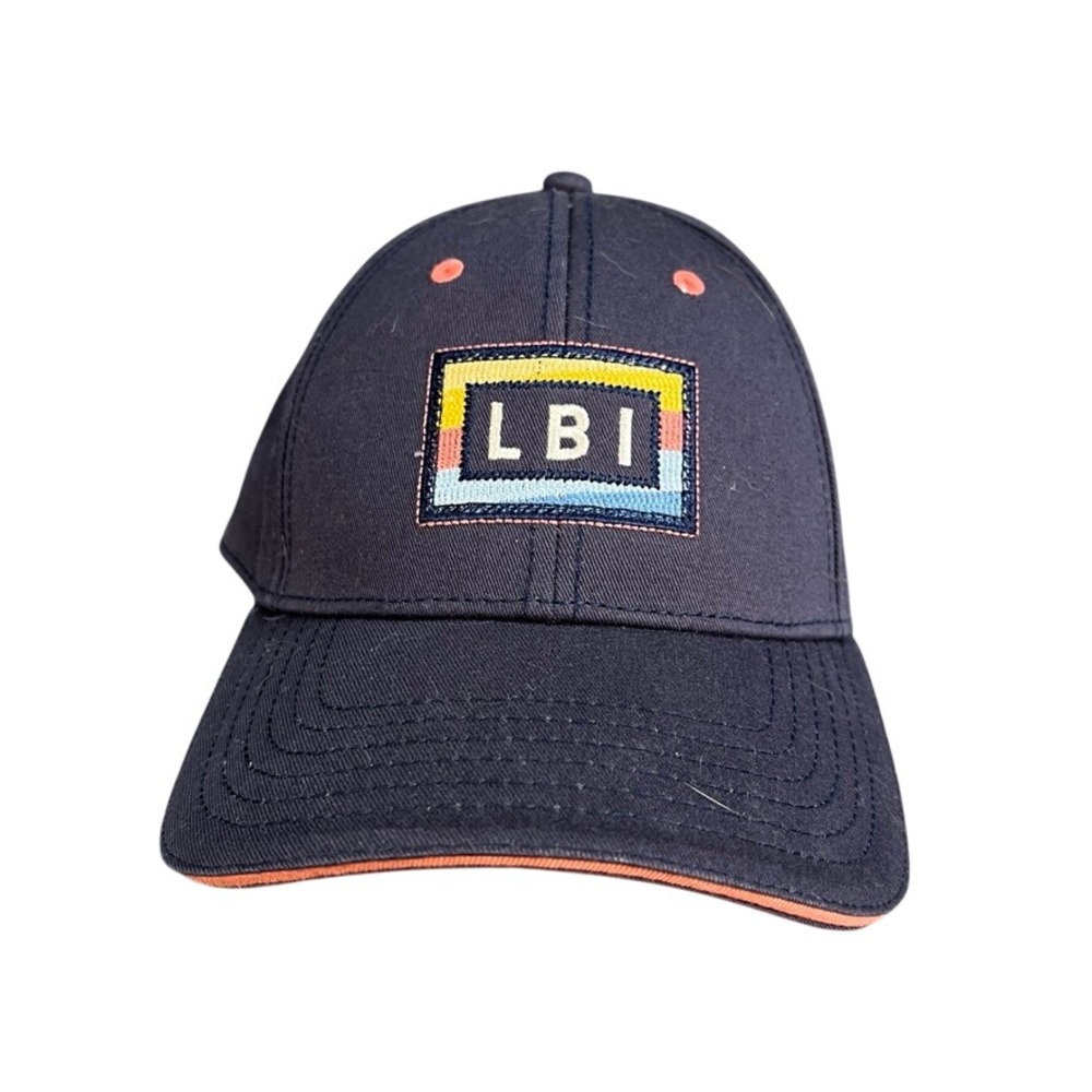 Camp David LBI Long Beach Island Navy Blue Baseball Cap Hat Adjustable 1899